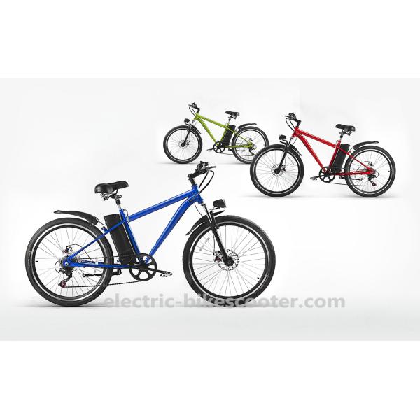 26 Inch Aluminum Electric Mountain Bicycle 25km/h With Shimano Derailleur