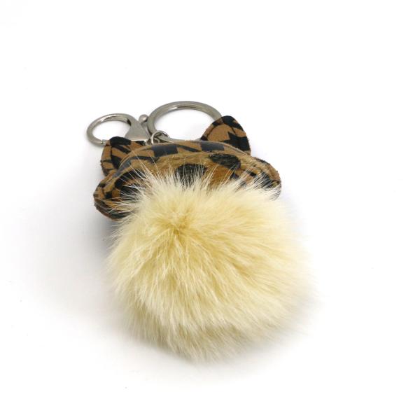 PVC Doll Key Chain Sewing Cat Head With Cotton 15cm Size For Clothing