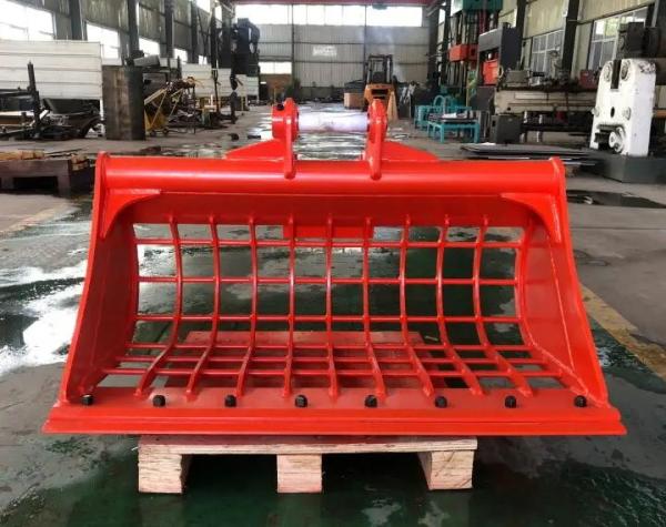 Q345B Excavator Skeleton Bucket Sifting Bucket For Excavator