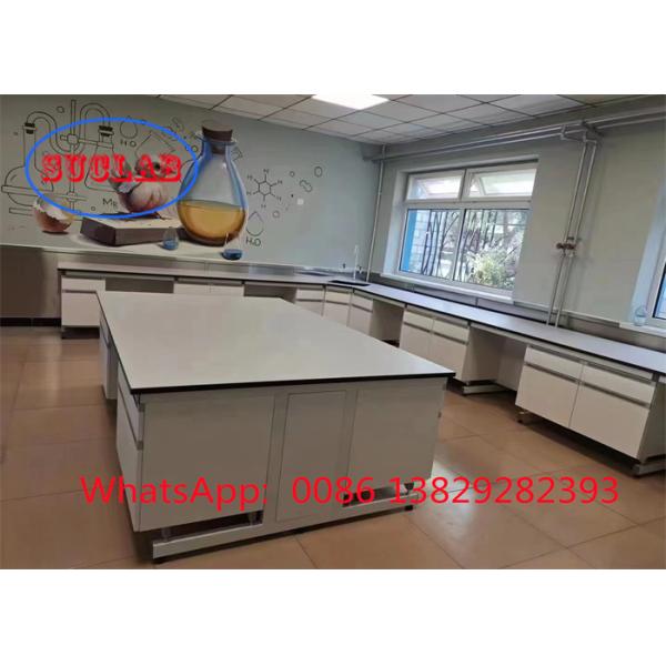 Fire Resistant Epoxy Resin Chemistry Lab Workbench Chemical Resistant Lab Workbench