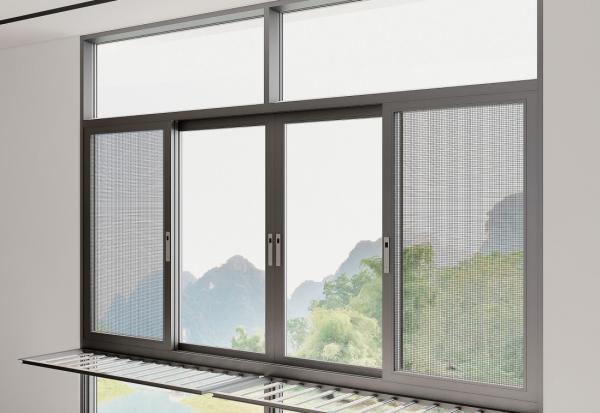 Fácil de instalar Aluminio ventana corredera residencial para el aire interior fresco