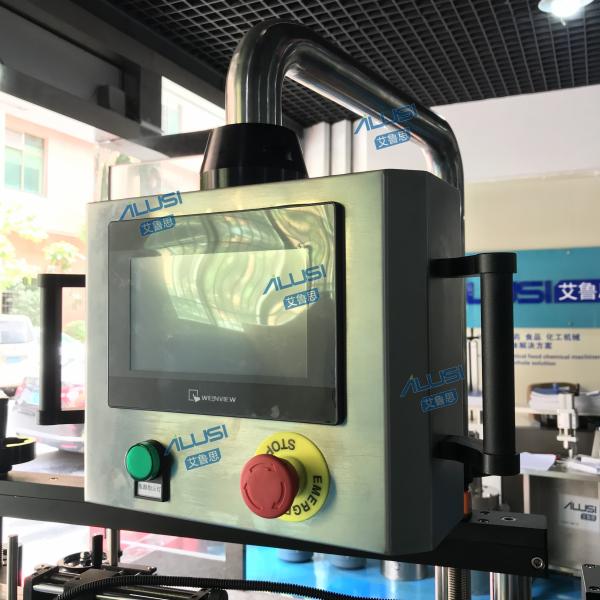 Роторная слипчивая двойная машина для прикрепления этикеток сторон для бутылки лосьона плоской стеклянной