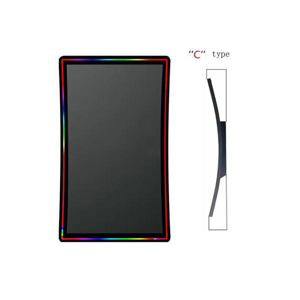 350cd/M2 55inch Curved Touch Screen Monitor 3M/ELO Protocol For Cabinets