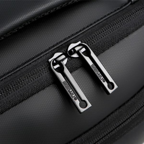 Black BSCI Business Travel Backpack Laptop Teenager Mens Backpack With Charger