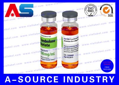 Projeto médico impermeável plástico da etiqueta dos laboratórios de Pharma das etiquetas do tubo de ensaio do ePeptidee de Enanthate 250 da testosterona