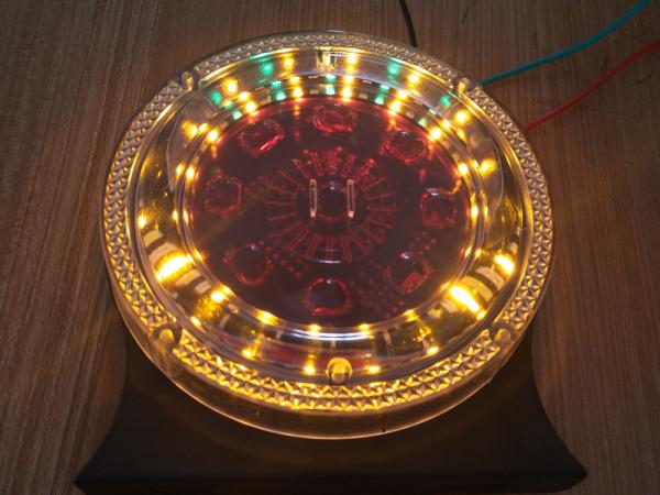 Waterproof 24V LED Brake Lights Truck Tail Light Red / Amber / White Color