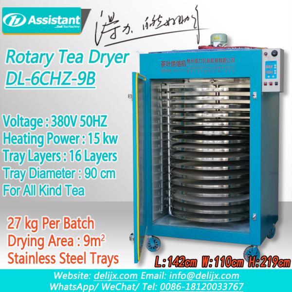 DL-CHZ-9B Black Tea Dryer Machine and Tea Processing Equipment for Small-Scale Production