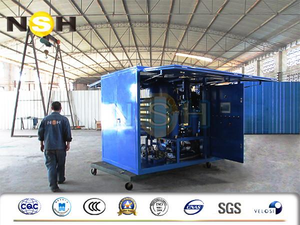 Two Stage High Vacuum Waste Oil Recycling Machine 600 - 18000L/H Flow Rate