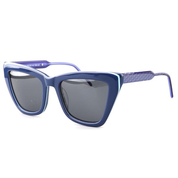 8 теней Солнца глаза кота солнечных очков рамки ацетата женщин цветов поляризовывали