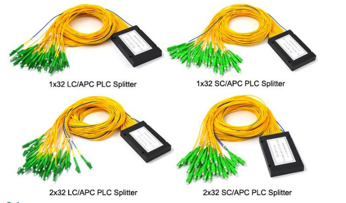 LC UPC ABS Модуль 1×48 G657 Многомодные оптические волокна Сплитер потеря