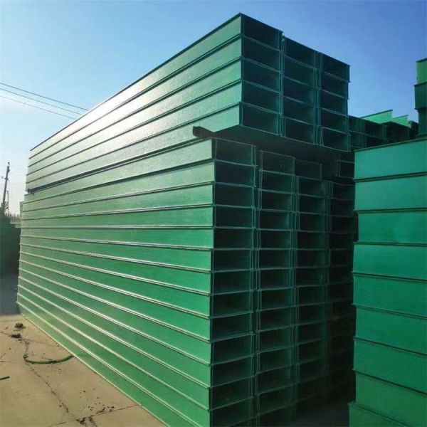 2m 3m FRP Perforated Cable Tray Fiberglass 50mm-600mm Width