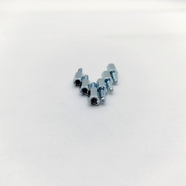 六角スペーサー オス-メス ねじ付き 真鍮/ナイロン PCBマウント & スタッキング RoHS カスタム長