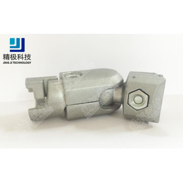 Conector Accesorios de tubería de aluminio fundido interior AL-10 180 grados de rotación libre Plata