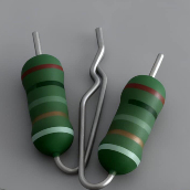 Over Temperature Protection Wire Wound Type Resistor Flameproof Resin Paint