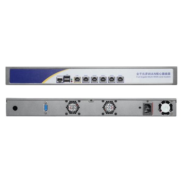 Intel 6 Gigabit Ethernet Soft Router Mini Ordinateur à double canal DDR3L avec console