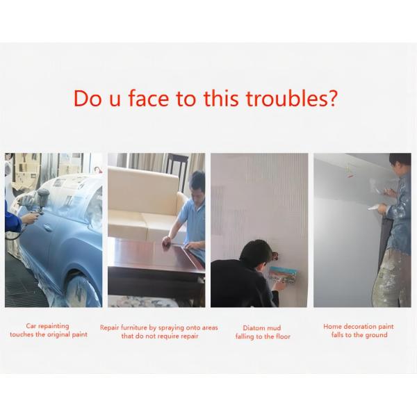 Ручная пластиковая автомобильная пленка для маскировки автомобилей