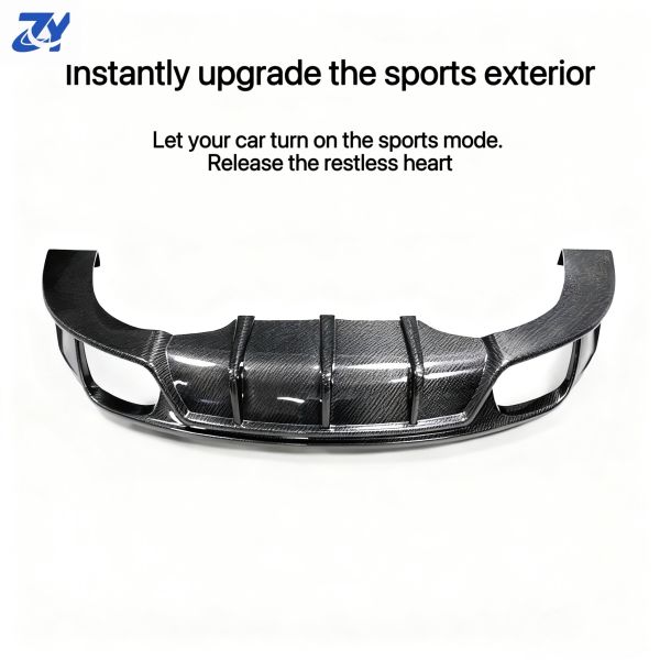 2017-2021 for Porsche MACAN High-Quality Carbon Fiber Rear Bumper Lip