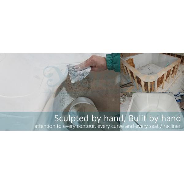 Реклинерс 1900×1500×840 Мм гостиных красного джакузи прессованной пластмассы прессформы джакузи 3Д двойные