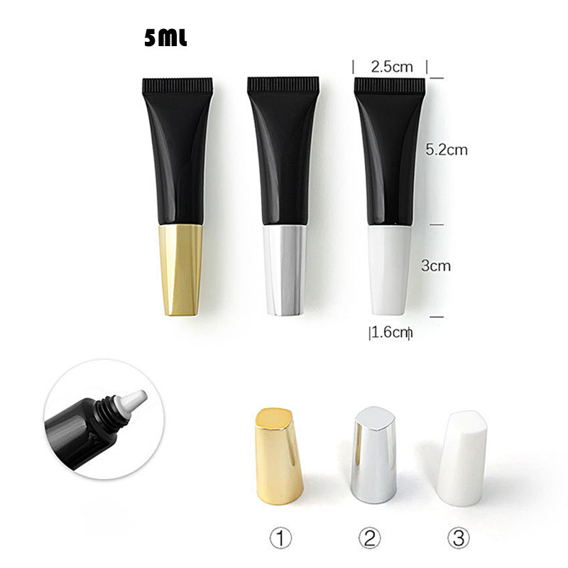 Flexible And Squeezable Cosmetic Plastic Soft Tube Customizable For Size, Color, Printing, And Shape With Recyclable PE Material