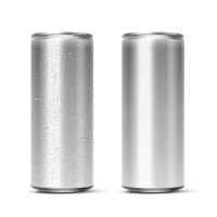 Latas 12oz de alumínio lustrosas vazias dobro do forro BPANI para a cerveja, ponto baixo do PH