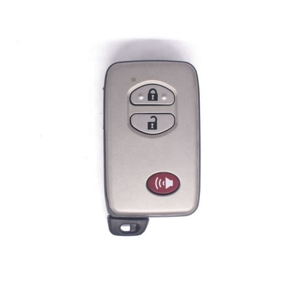 2008-2012 Toyota / 3-Button Silver Smart Key SHELL / HYQ14AAB (AFTERMARKET) Land Cruiser