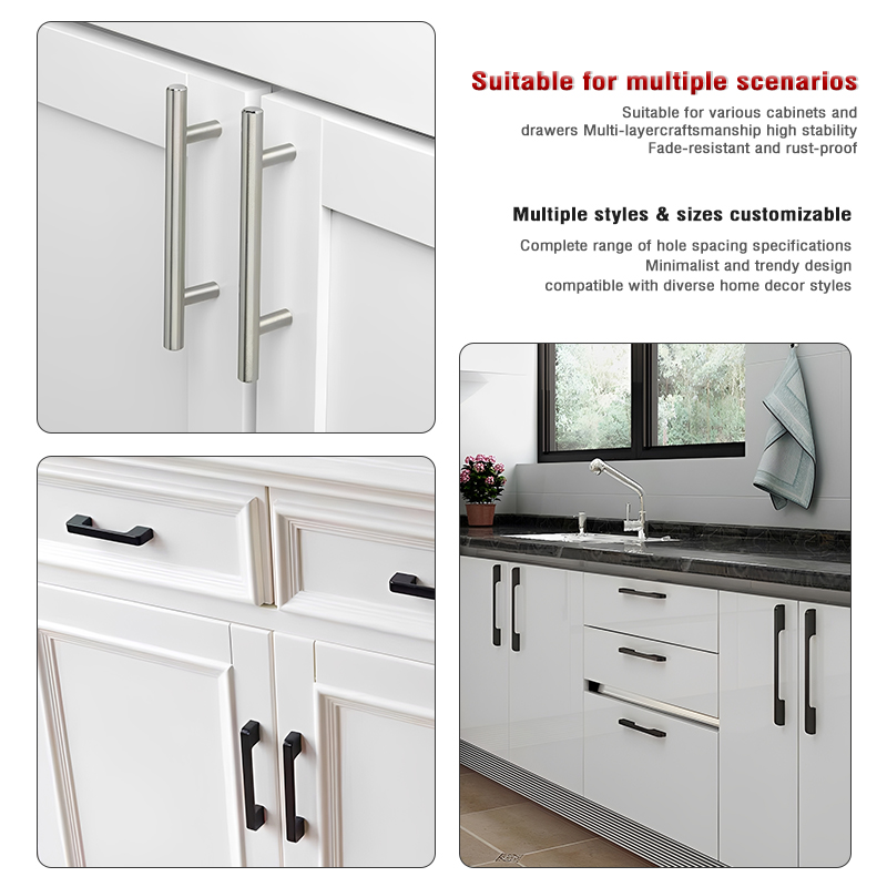 Customizable Modern Minimalist Cabinet Drawer Handles Light Luxury Furniture Hardware Accessories Bedside and Wardrobe Pulls