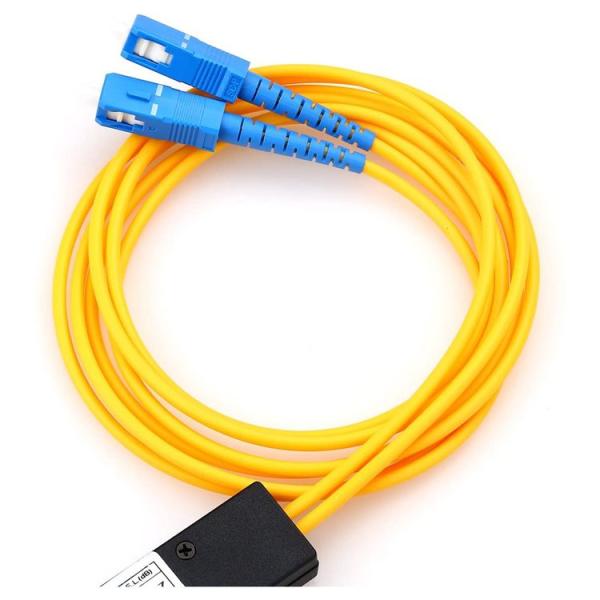1*2 Fiber Optic Coupler double wavelength 1310 1550nm  1*2 Fbt Fiber Optic Splitter Fiber Optic Fbt Splitter Abs BOX