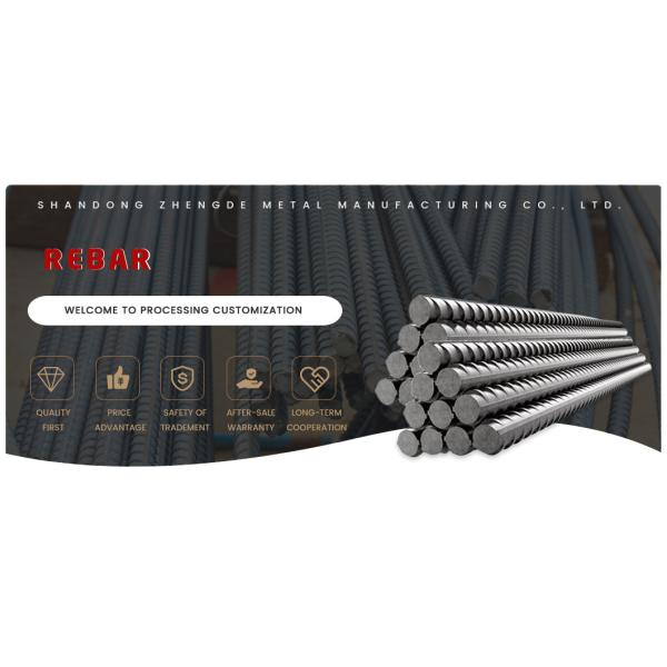H-Q ASTM A36 Укрепленная стальная штанга Ss400 Q235B Q345b S235jr S355