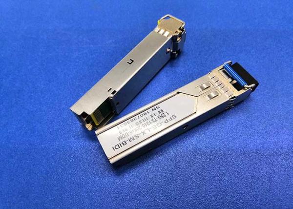 Telecommunication Fiber Optic SFP Module SM Simplex LC Connector Module 1.25Gbps BIDI 40KM