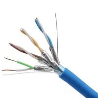 Câble CAT8 FFTP 22AWG LSZH Bleu en gros en vrac 2000MHz pour centres de données stables