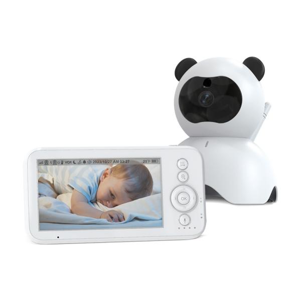 5.5 Wireless Baby Monitor with 360° Pan-Tilt Camera & Night Vision