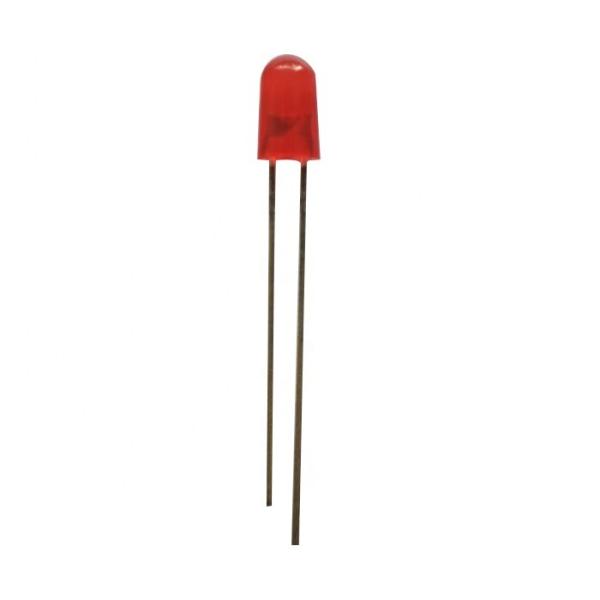 5mm Red Diffused LED Lamp Diode Pb Free 1.8v-2.4v LED Without Edge
