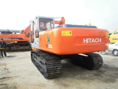 0,8 máquinas escavadoras de cbm japão usaram a máquina escavadora da esteira rolante de hitachi ex200-5 para a venda