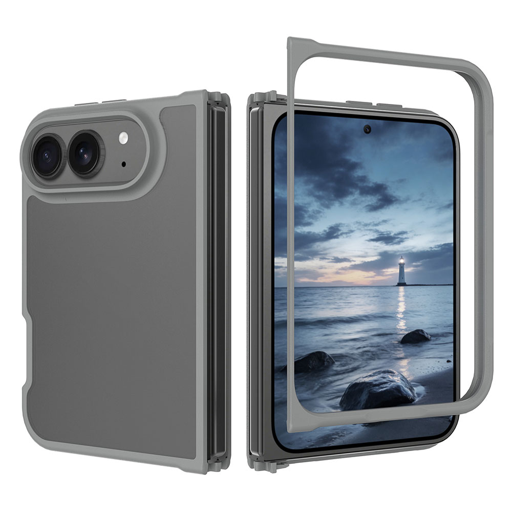 Wholesale PC TPU Shockproof Phone Cases Matte Frosted Protective Phone Covers for iPhone 18 Fold 2026