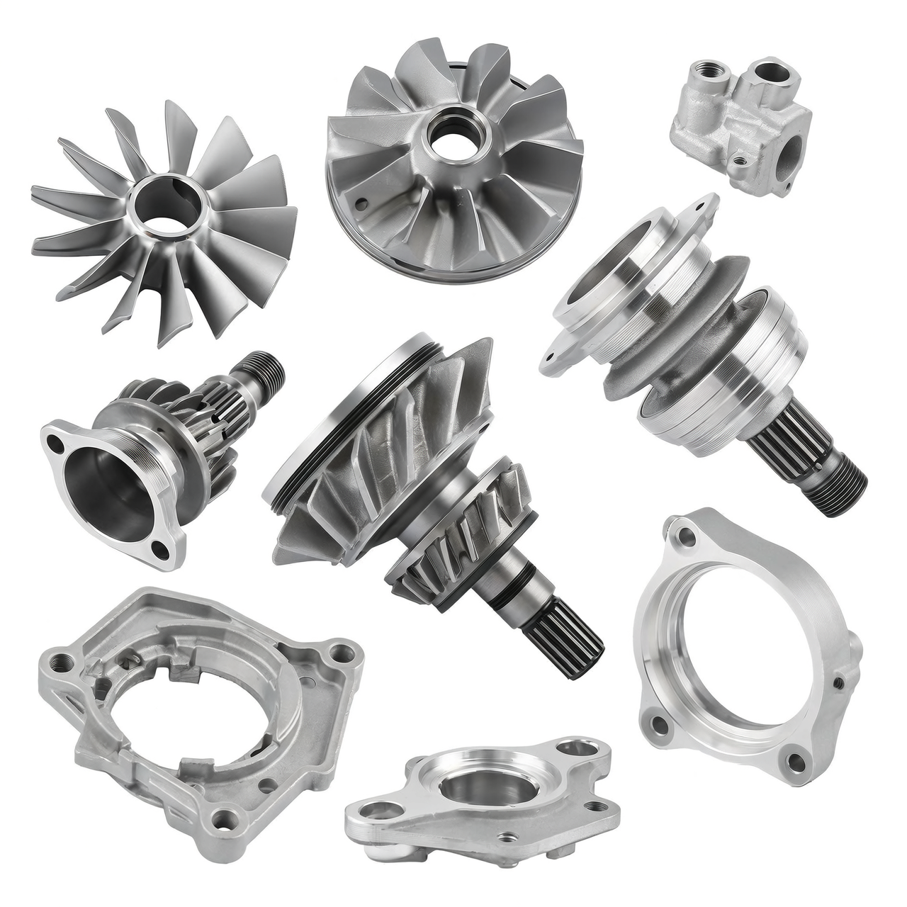 JB Inconel713C Turbine Wheel Shaft Moving Blades Gas Diesel Engine Combustion Chamber Investment Casting Services