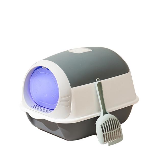 Receptor de residuos cajas de basura inteligentes para mascotas impermeable para adultos mayores control de olores