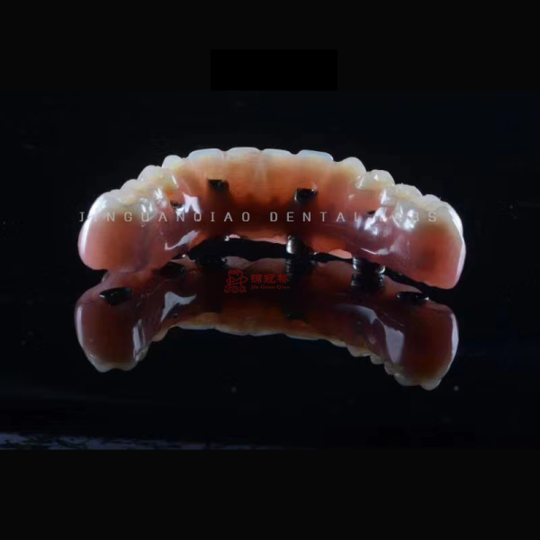 Multi Unit Abutment Titanium Alloy Zirconia Bridge Dental Implant Durable Prosthesis