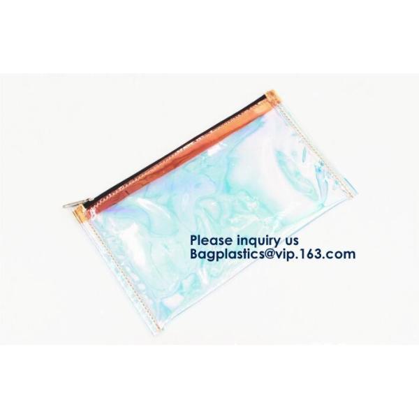 Transparent Clear PVC Slider Zipper Bag Plastic Bag With Zipper,Eco-friendly Slider Zipper Flat PVC Plastic Bag For Docu