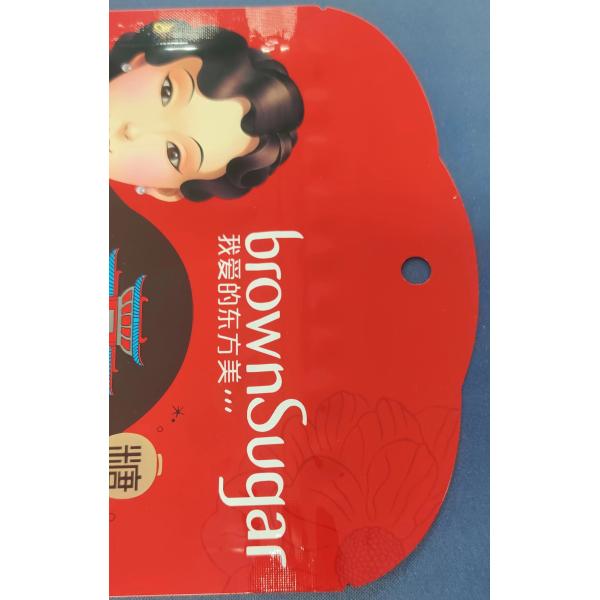 Sugar Laminated Zipper Bags Plastik seal Composite Aluminum Foil Bags