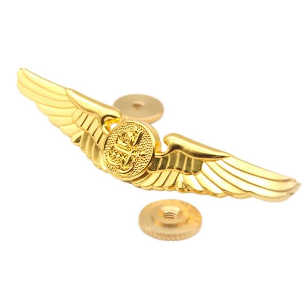 Emblema de logotipo de metal personalizado 3d Metal Oro Lapel Pin Emblema para Niños