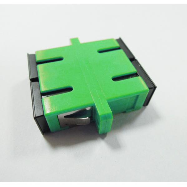 Low Insertion Loss SC / APC SM DX Fiber Optic Cable Adapter With Flange