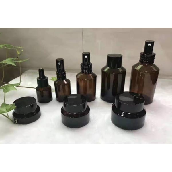 Aluminum Sprayer Cosmetic Jar Packagin With Gold Metallic Cap