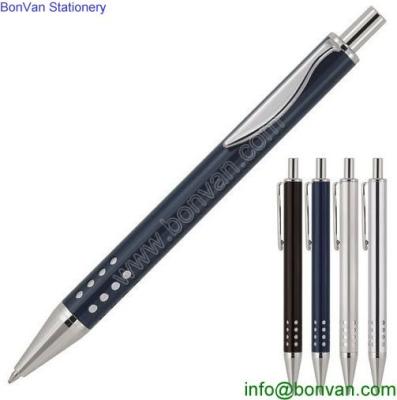 Wholesale Promotional Metal Pen Metal Balpoint Pen,click metal ballpoint pen,24 holes