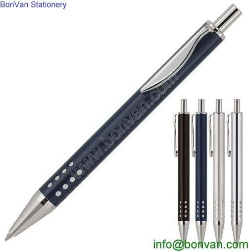 Wholesale Promotional Metal Pen Metal Balpoint Pen,click metal ballpoint pen,24 holes
