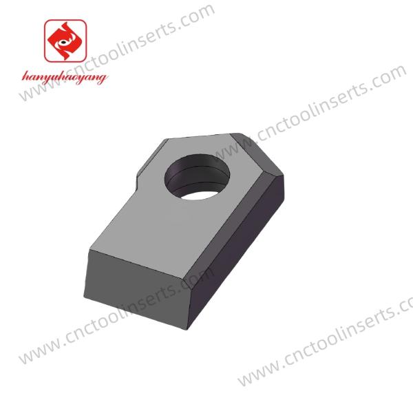 Insert de rainurage CNC en carbure cémenté sur mesure HY1814442 idéal pour le traitement des moules dans diverses applications