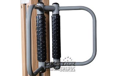 wooden street lamp outdoor fitness equipment massager