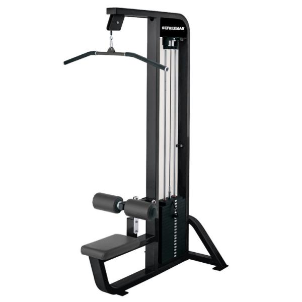 Improve Shoulder Strength with Dropset Pins on Seated Lat Pull Down Fitness Equipment