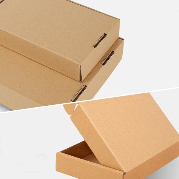 Wholesale Plain kraft Paper Cartons Corrugated Box Packaging Box