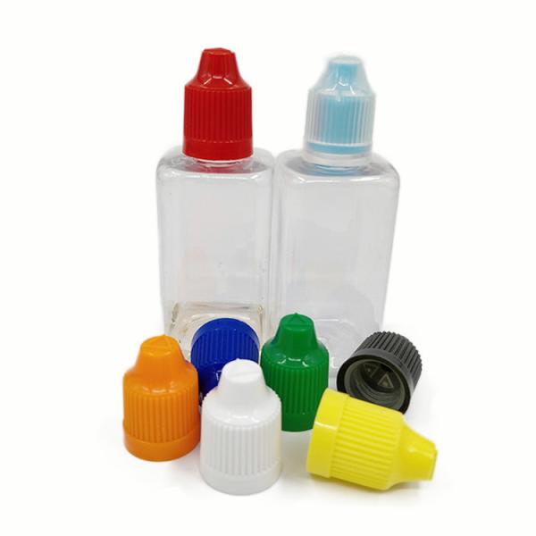 50ml Plastic bottles PET Material Square bottles