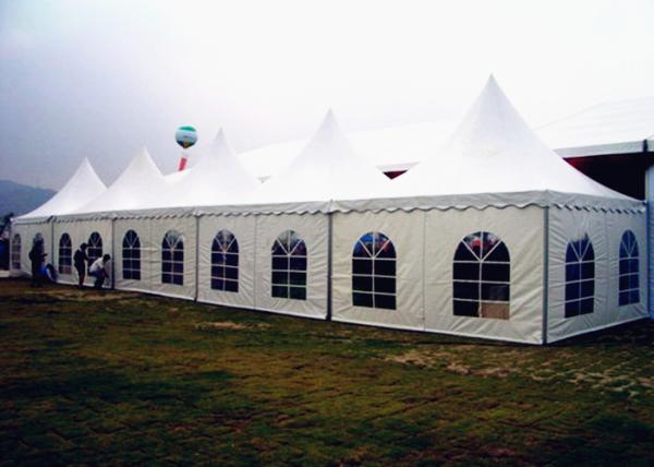 Aluminum Structure Material Pagoda Party Tent Multi Functional Square Shape